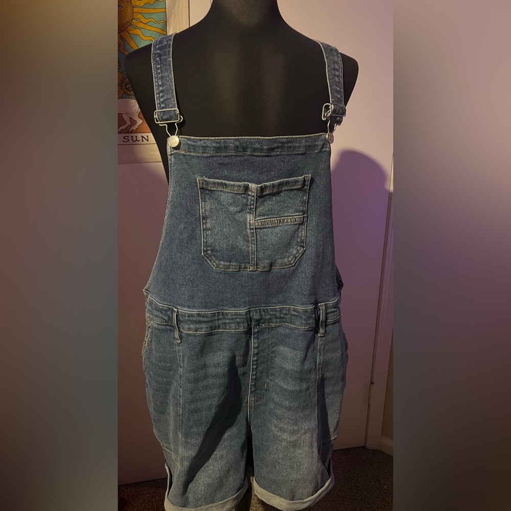 Ava & Viv Blue Denim Overalls